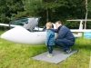 Frank erklärt das Flugzeug