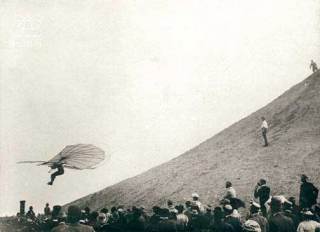 Otto Lilienthal´s Gleitversuche